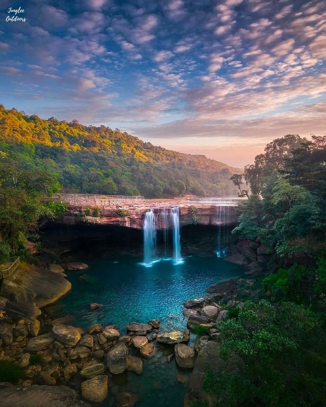 Meghalaya - crystal clear waterfalls