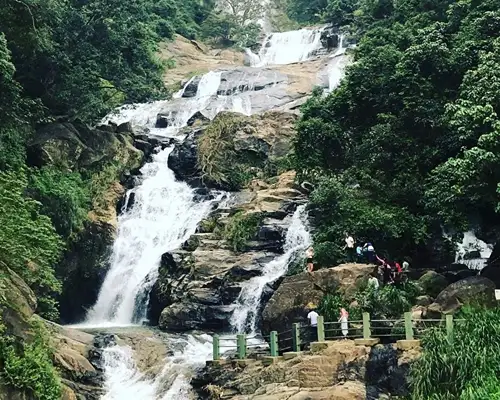 Ravana Falls in Sri Lanka